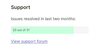 Support record